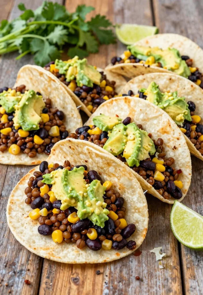8 Easy Vegan Dinner Ideas Ready in Under 30 Minutes - 3. Spicy Vegan Tacos 1