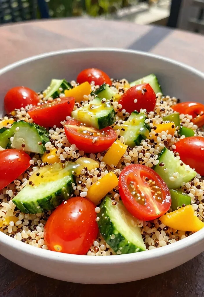 8 Easy Vegan Dinner Ideas Ready in Under 30 Minutes - 4. Quinoa Salad Bowl 1