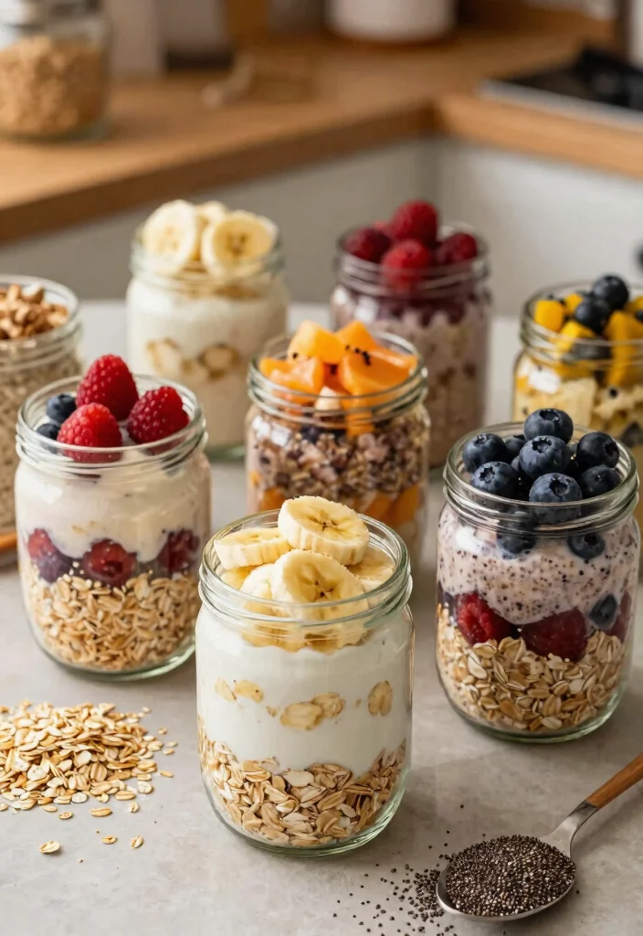 8 Easy Vegan Meal Prep Ideas to Save Time and Eat Clean All Week - 6. Overnight Oats 1