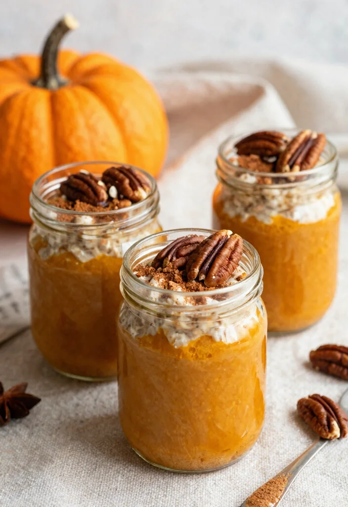 8 Easy Vegan Overnight Oats Recipes Make Ahead and Meal Prep Ready - 6. Pumpkin Spice Overnight Oats 1