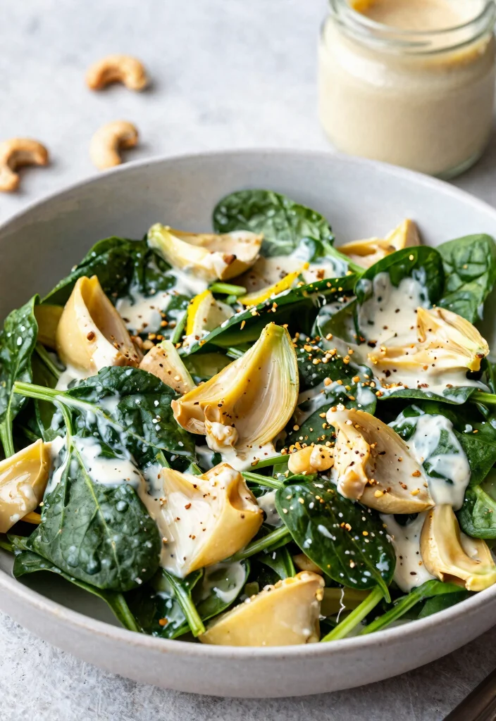8 Easy Vegan Pasta Salad Recipes Fresh Flavorful and Potluck Perfect - 8. Spinach and Artichoke Pasta Salad 1