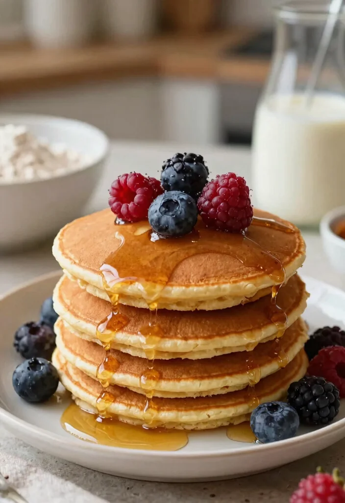 8 Fluffy Vegan Pancake Recipes Light Golden and Weekend Ready - 1. Classic Fluffy Vegan Pancakes 1