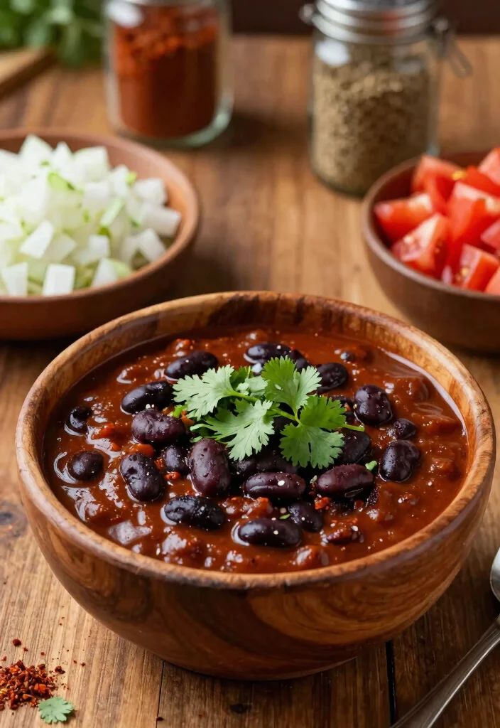 8 Hearty Vegan Chili Recipes: Smoky, Spicy, and Protein-Packed - 1. Smoky Black Bean Chili 1