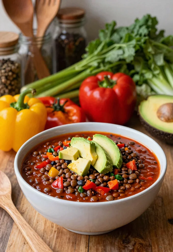 8 Hearty Vegan Chili Recipes: Smoky, Spicy, and Protein-Packed - 2. Spicy Lentil Chili 1
