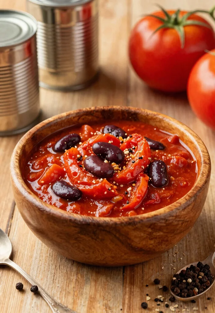 8 Hearty Vegan Chili Recipes: Smoky, Spicy, and Protein-Packed - 6. Fire-Roasted Tomato and Bean Chili 1
