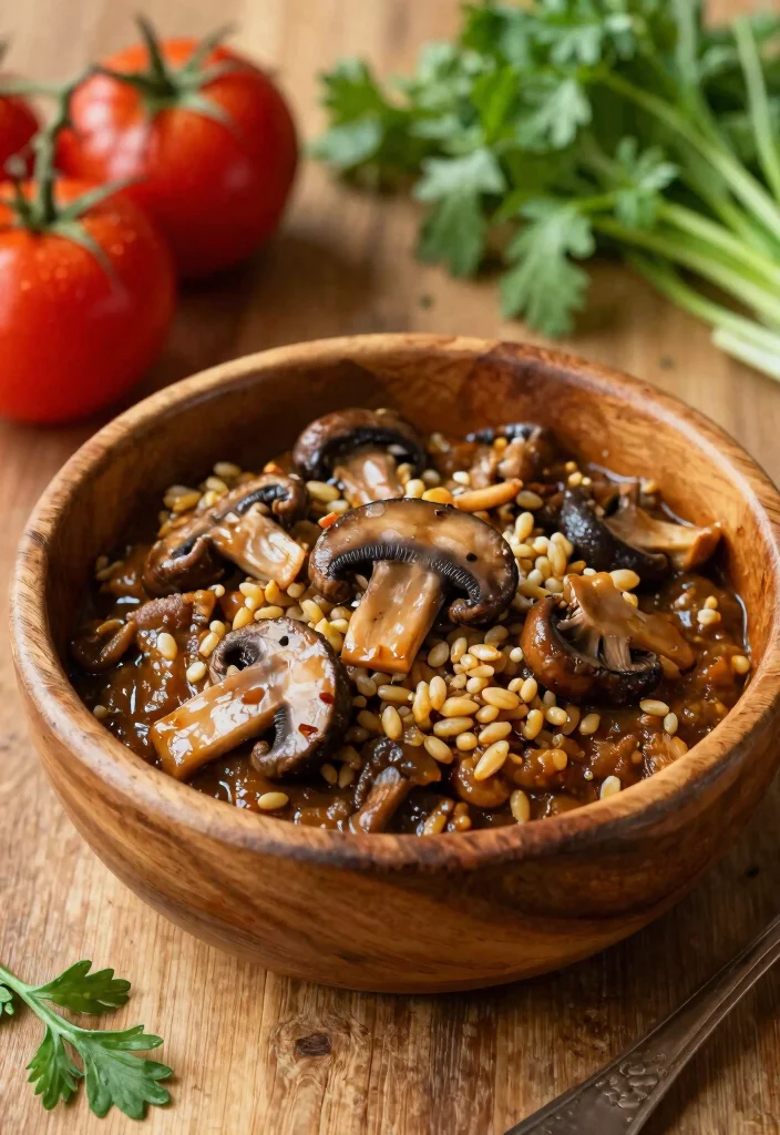 8 Hearty Vegan Chili Recipes: Smoky, Spicy, and Protein-Packed - 8. Mushroom and Barley Chili 1