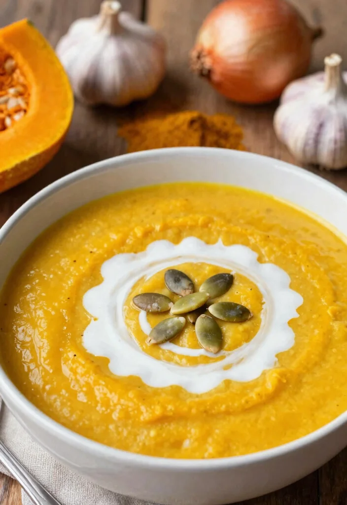 8 Hearty Vegan Lentil Soup Recipes Rich in Protein and Easy to Make - 5. Curried Pumpkin Lentil Soup 1