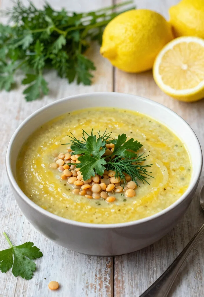 8 Hearty Vegan Lentil Soup Recipes Rich in Protein and Easy to Make - 7. Lemon Herb Lentil Soup 1