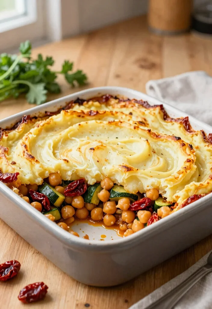 8 Hearty Vegan Shepherd's Pie Recipes Comfort Food Without the Meat - 5. Mediterranean-Inspired Vegan Shepherd's Pie 1