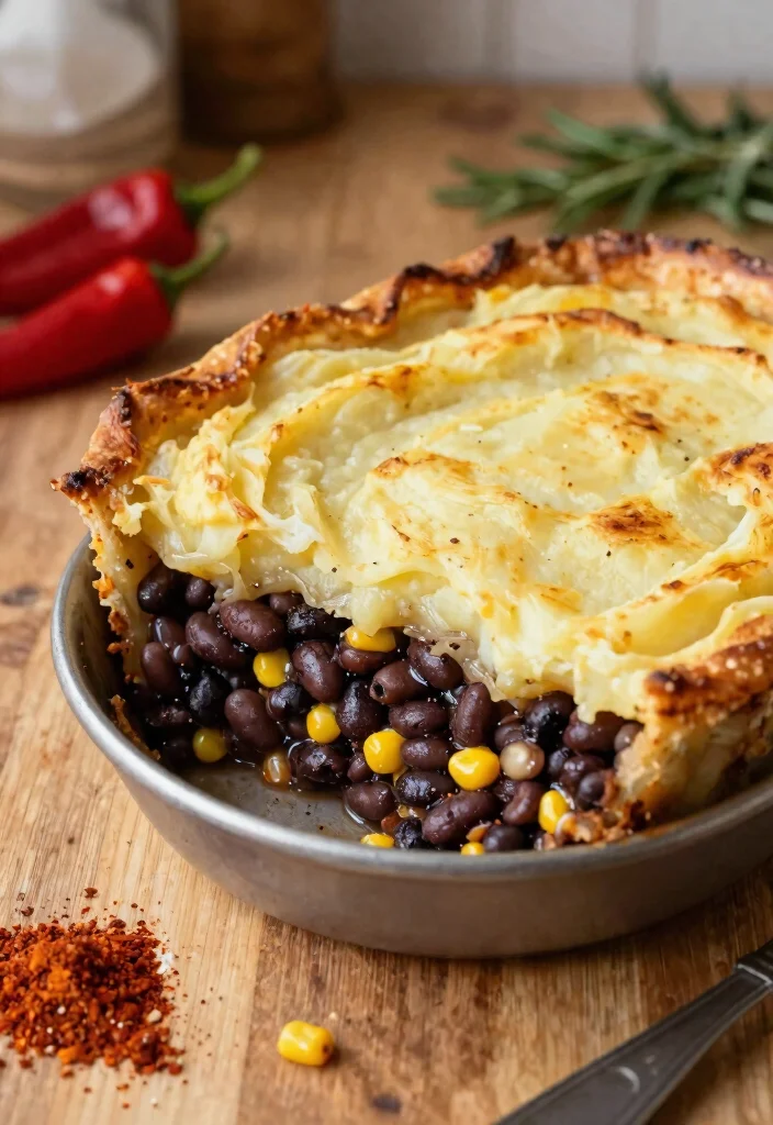 8 Hearty Vegan Shepherd's Pie Recipes Comfort Food Without the Meat - 7. Smoky Black Bean Vegan Shepherd's Pie 1