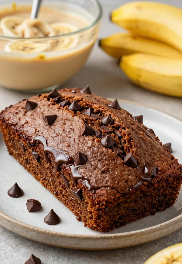 8 Moist Vegan Banana Bread Recipes Easy Naturally Sweet and Perfect - 2. Chocolate Chip Vegan Banana Bread 1