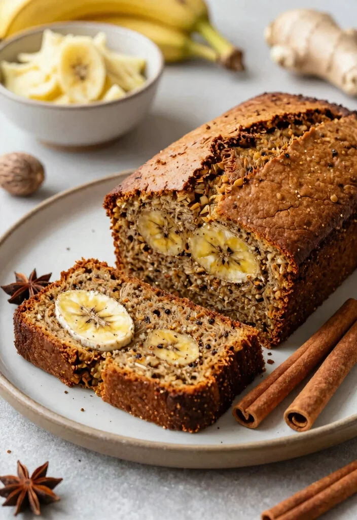 8 Moist Vegan Banana Bread Recipes Easy Naturally Sweet and Perfect - 4. Spiced Vegan Banana Bread 1