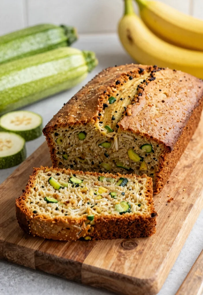 8 Moist Vegan Banana Bread Recipes Easy Naturally Sweet and Perfect - 8. Zucchini Vegan Banana Bread 1
