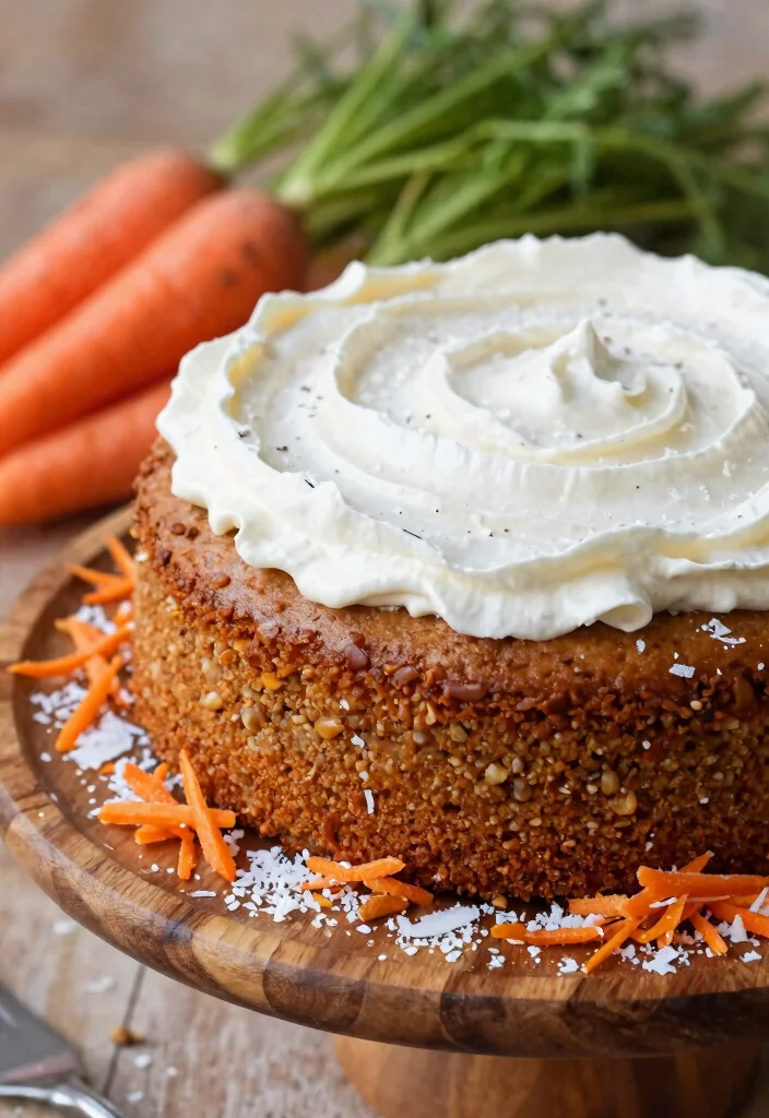 8 Moist Vegan Carrot Cake Recipes Spiced Frosted and Absolutely Delicious - 3. Nut-Free Vegan Carrot Cake with Coconut Whipped Topping 1