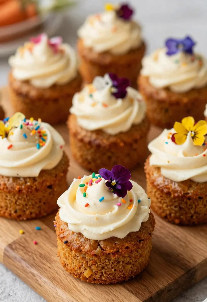 8 Moist Vegan Carrot Cake Recipes Spiced Frosted and Absolutely Delicious - 6. Mini Vegan Carrot Cakes with Cashew Cream Cheese Frosting 1
