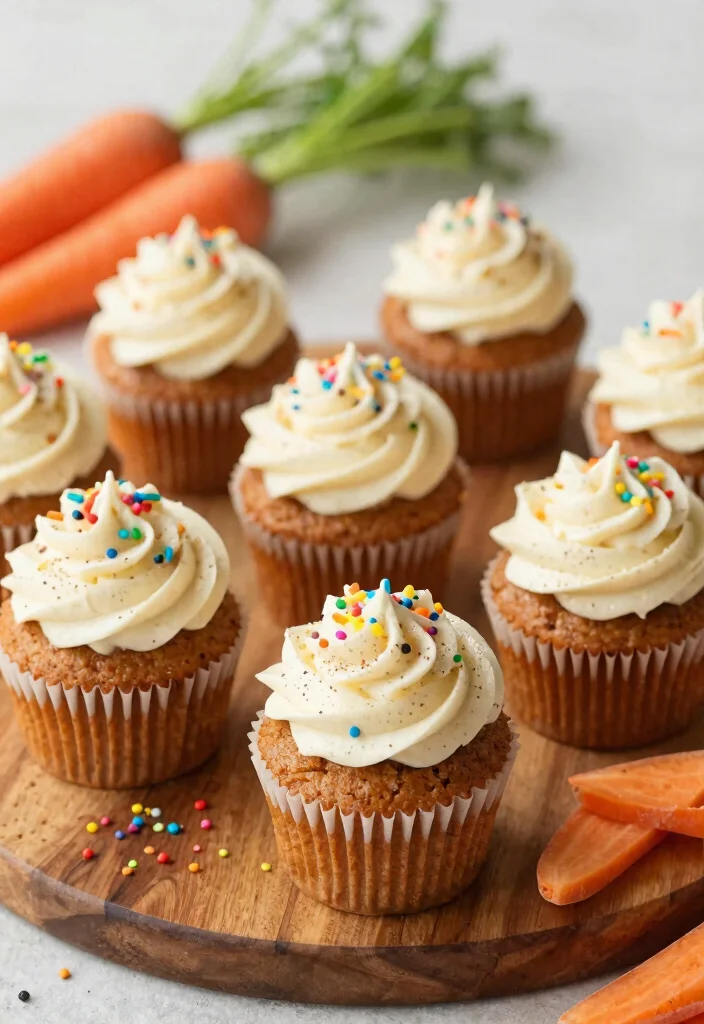 8 Moist Vegan Carrot Cake Recipes Spiced Frosted and Absolutely Delicious - 8. Vegan Carrot Cake Cupcakes with Spiced Frosting 1