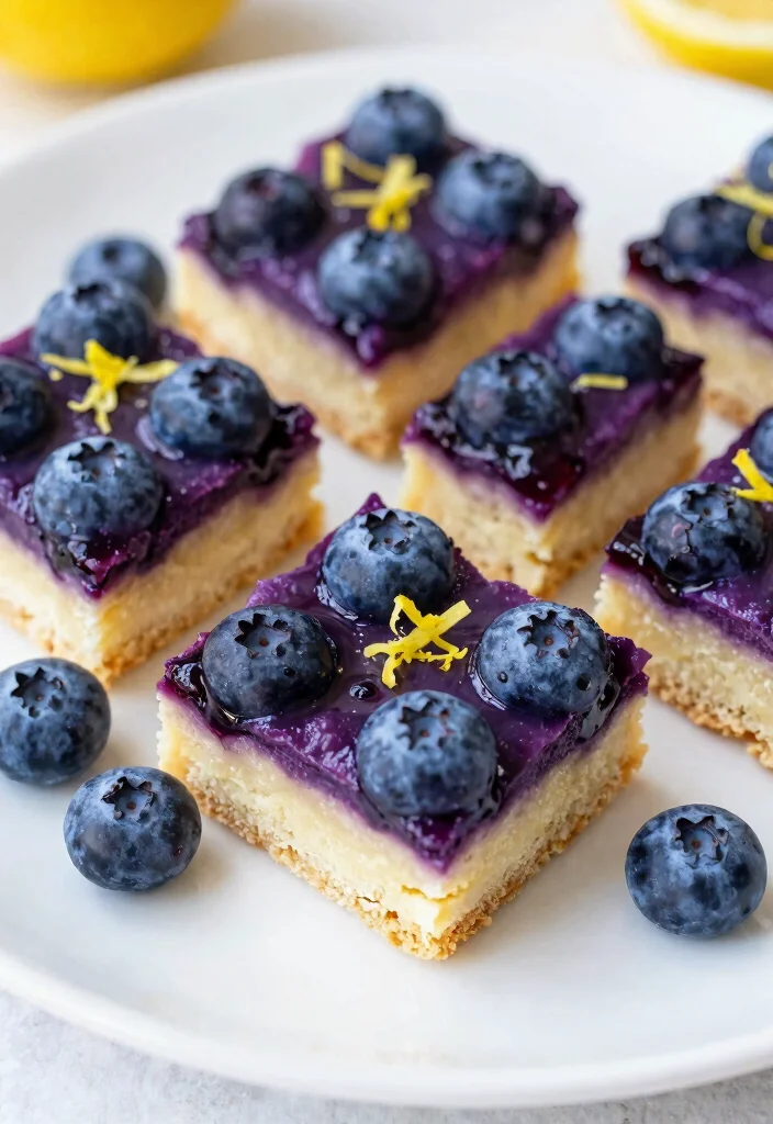 8 Tangy Vegan Lemon Bars Recipes Bright Zesty and Irresistible - 4. Blueberry Lemon Bars 1