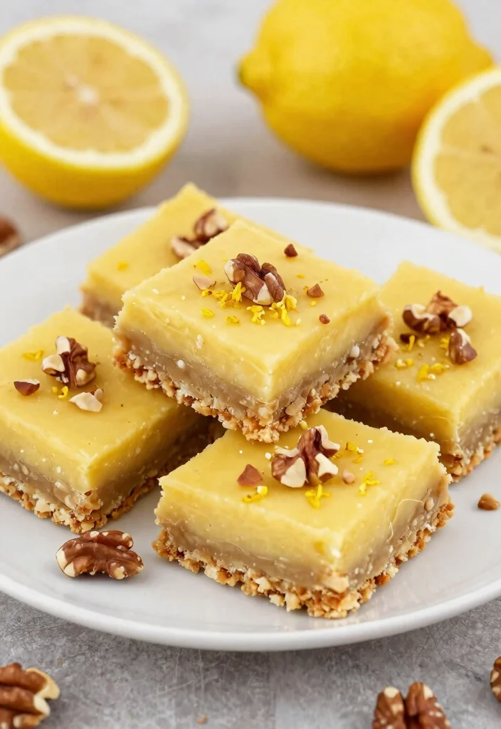 8 Tangy Vegan Lemon Bars Recipes Bright Zesty and Irresistible - 8. Nutty Lemon Bars 1