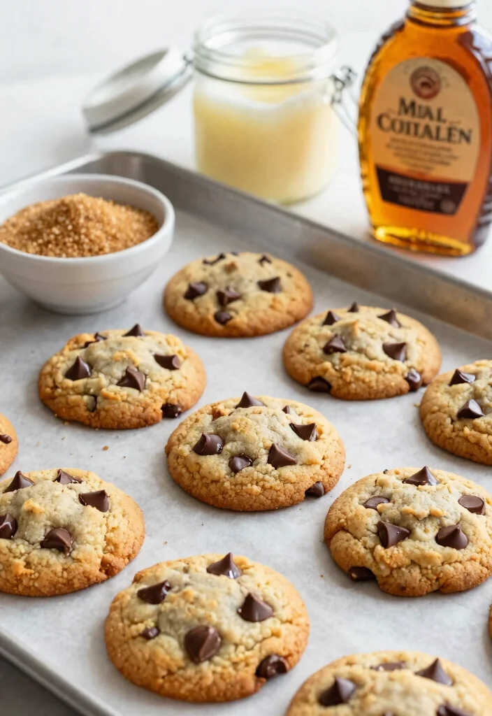 9 Best Vegan Chocolate Chip Cookies Soft Chewy and Dairy Free - 4. Coconut Oil Vegan Chocolate Chip Cookies 1