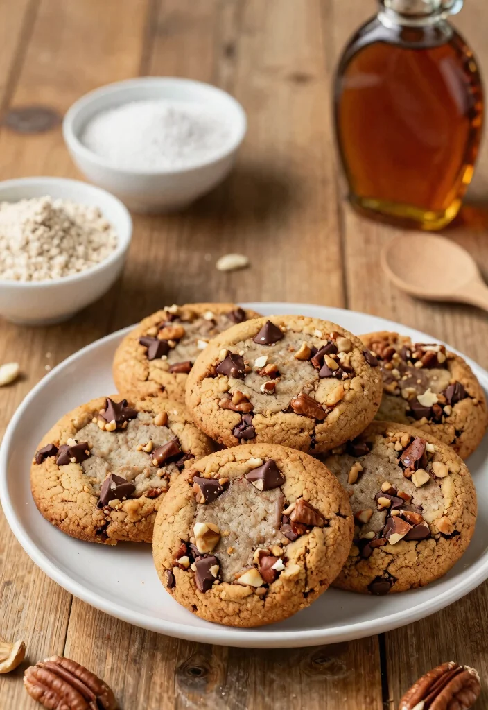 9 Best Vegan Chocolate Chip Cookies Soft Chewy and Dairy Free - 9. Vegan Chocolate Chip Cookies with Maple Pecan 1
