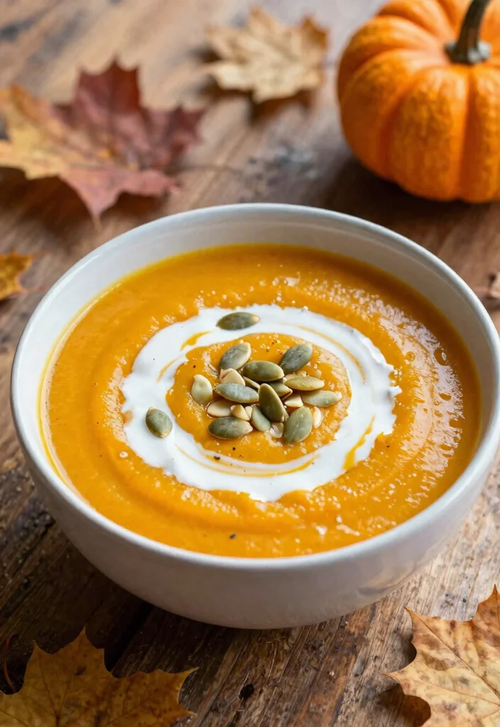 9 Best Vegan Thanksgiving Recipes for a Complete Plant Based Holiday Meal - 8. Vegan Pumpkin Soup 1