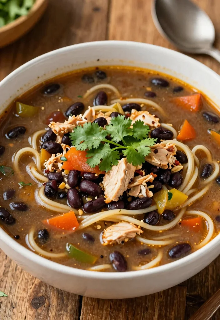 9 Comforting Vegan Chicken Noodle Soup Recipes Warm and Nourishing - 8. Smoky Chipotle Vegan Chicken Noodle Soup 1