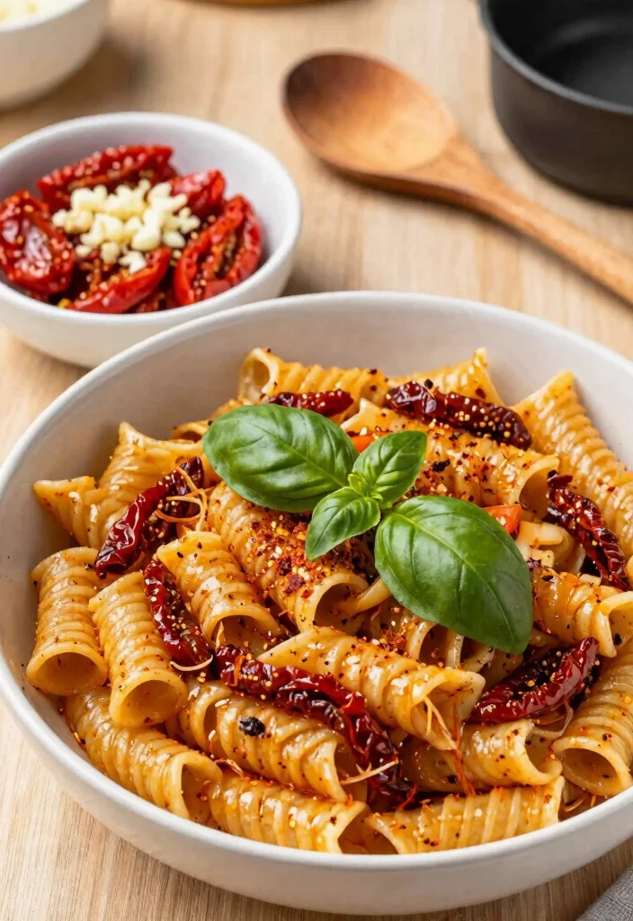 9 Creamy Vegan Pasta Recipes Rich Flavorful and Easy to Make - 2. Smoky Sun-Dried Tomato Pasta 1