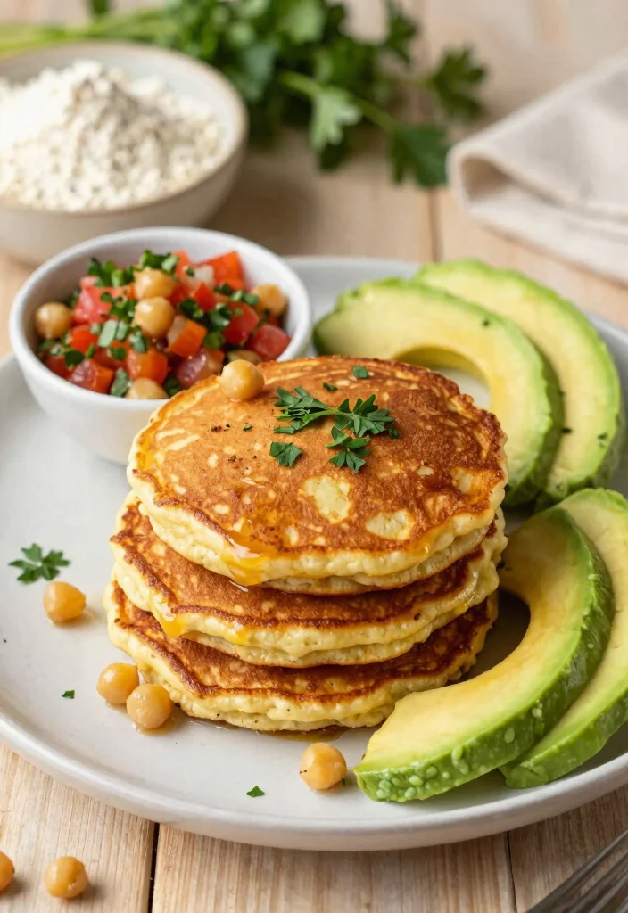 9 Easy Vegan Chickpea Recipes High Protein Filling and Delicious - 8. Chickpea Pancakes 1