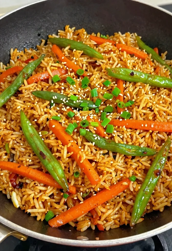 9 Easy Vegan Fried Rice Recipes Quick Savory and Better Than Takeout - 3. Spicy Szechuan Fried Rice 1