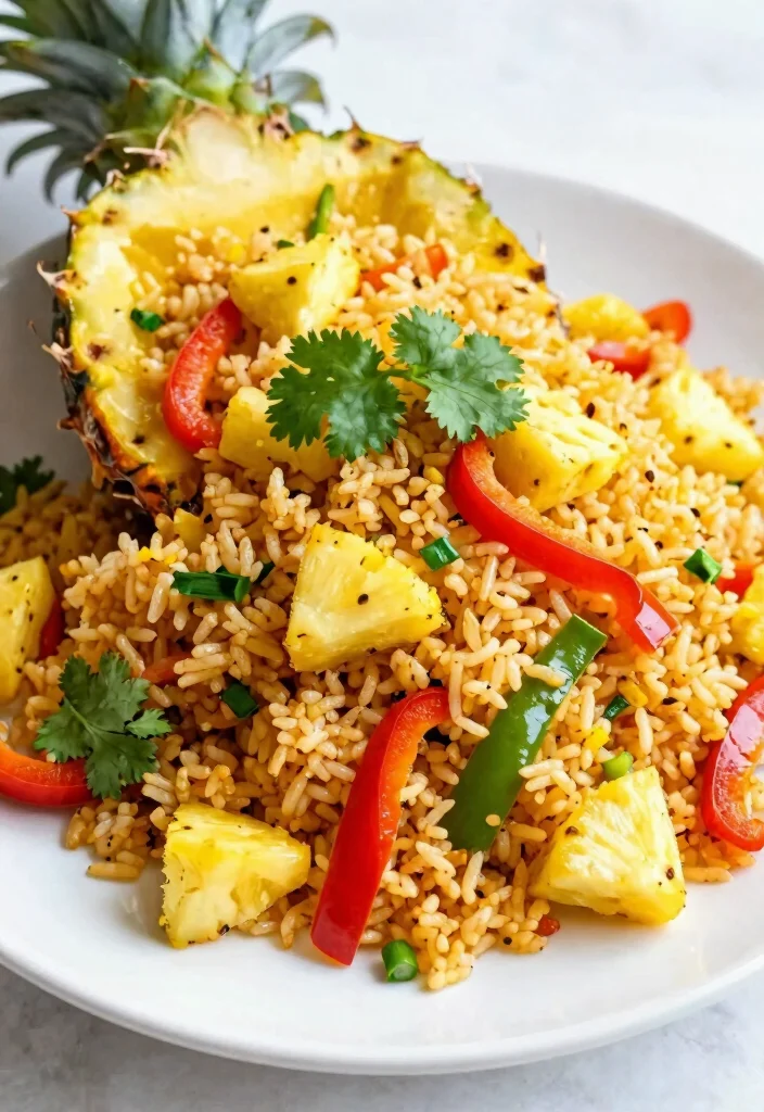 9 Easy Vegan Fried Rice Recipes Quick Savory and Better Than Takeout - 4. Pineapple Fried Rice 1