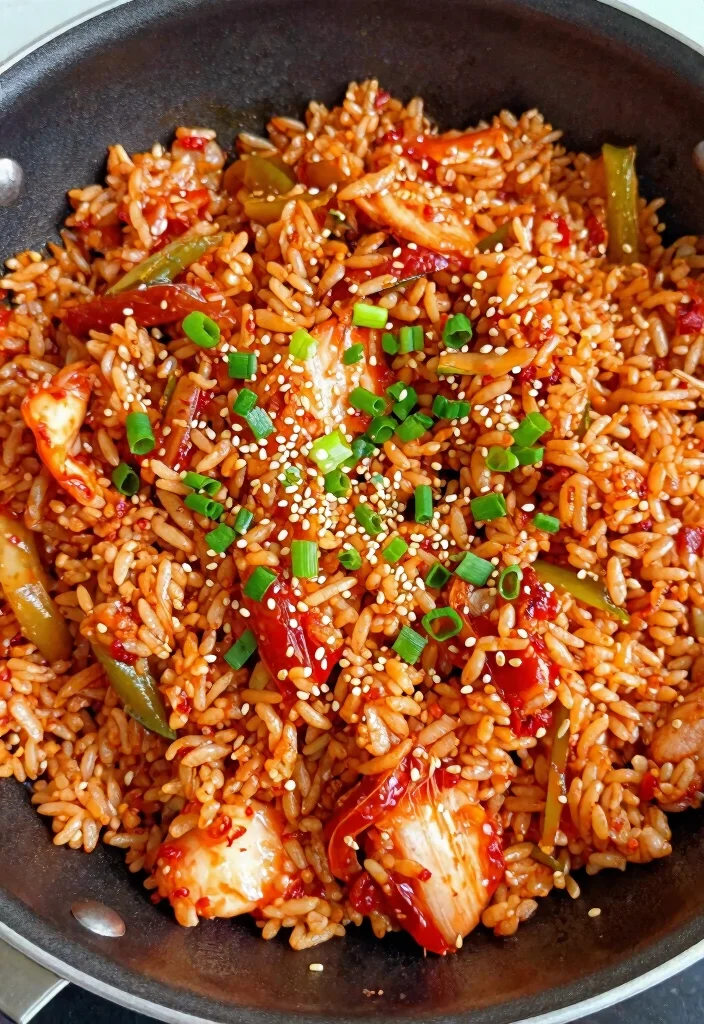 9 Easy Vegan Fried Rice Recipes Quick Savory and Better Than Takeout - 5. Kimchi Fried Rice 1