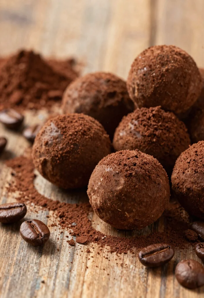 9 Easy Vegan Protein Balls Recipes No Bake and Energy Packed - 7. Mocha Coffee Protein Balls 1