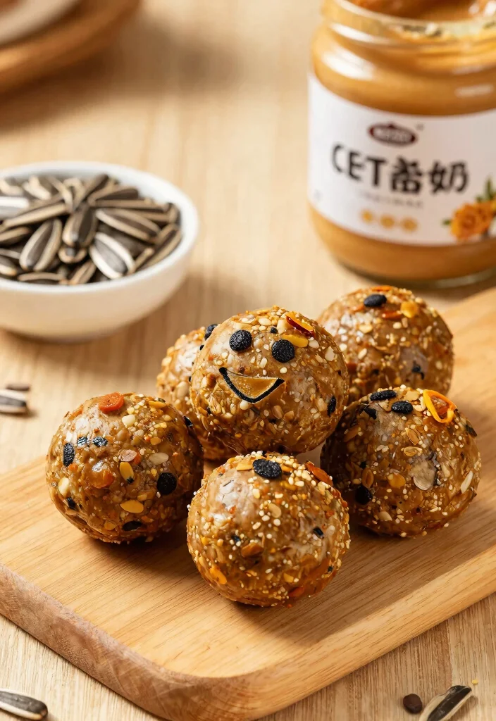 9 Easy Vegan Protein Balls Recipes No Bake and Energy Packed - 8. Sunflower Seed Protein Balls 1