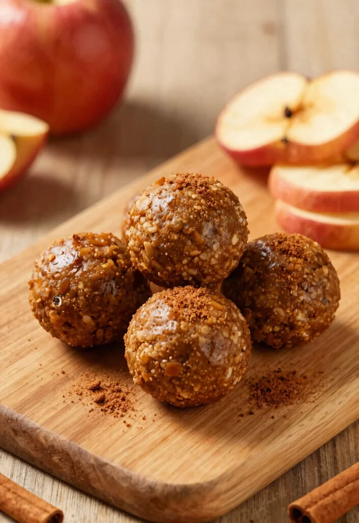 9 Easy Vegan Protein Balls Recipes No Bake and Energy Packed - 9. Apple Cinnamon Protein Balls 1