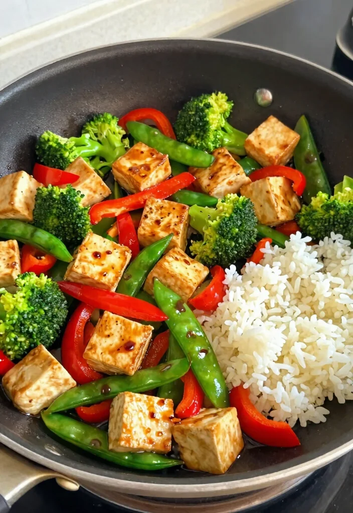 9 Easy Vegan Recipes Perfect for Beginners and Busy Weeknights - 3. Stir-Fried Tofu and Vegetables 1