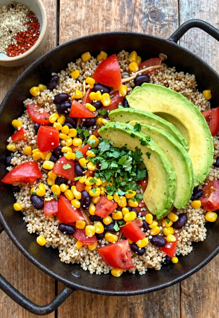 9 Easy Vegan Recipes Perfect for Beginners and Busy Weeknights - 4. One-Pan Mexican Quinoa 1