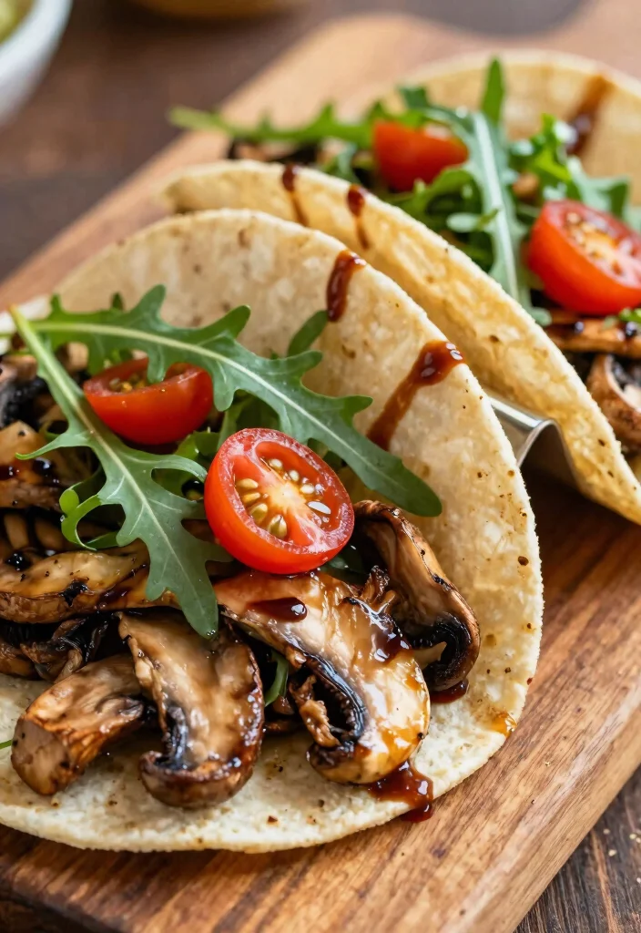 9 Easy Vegan Tacos Recipes Packed With Flavor and Plant Based Protein - 6. Portobello Mushroom Tacos 1