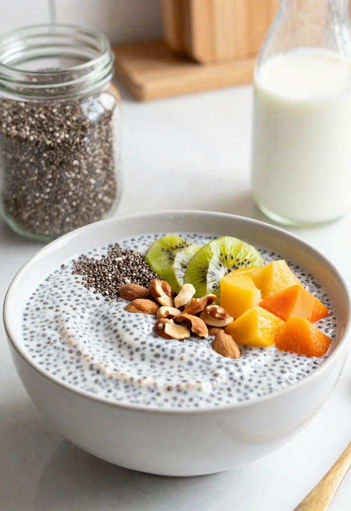 9 High Protein Vegan Breakfast Recipes to Power Up Your Morning - 4. Chia Seed Pudding 1