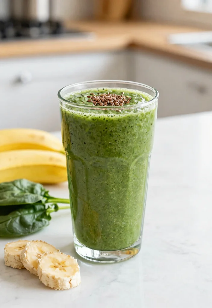 9 High Protein Vegan Breakfast Recipes to Power Up Your Morning - 6. Green Protein Smoothie 1