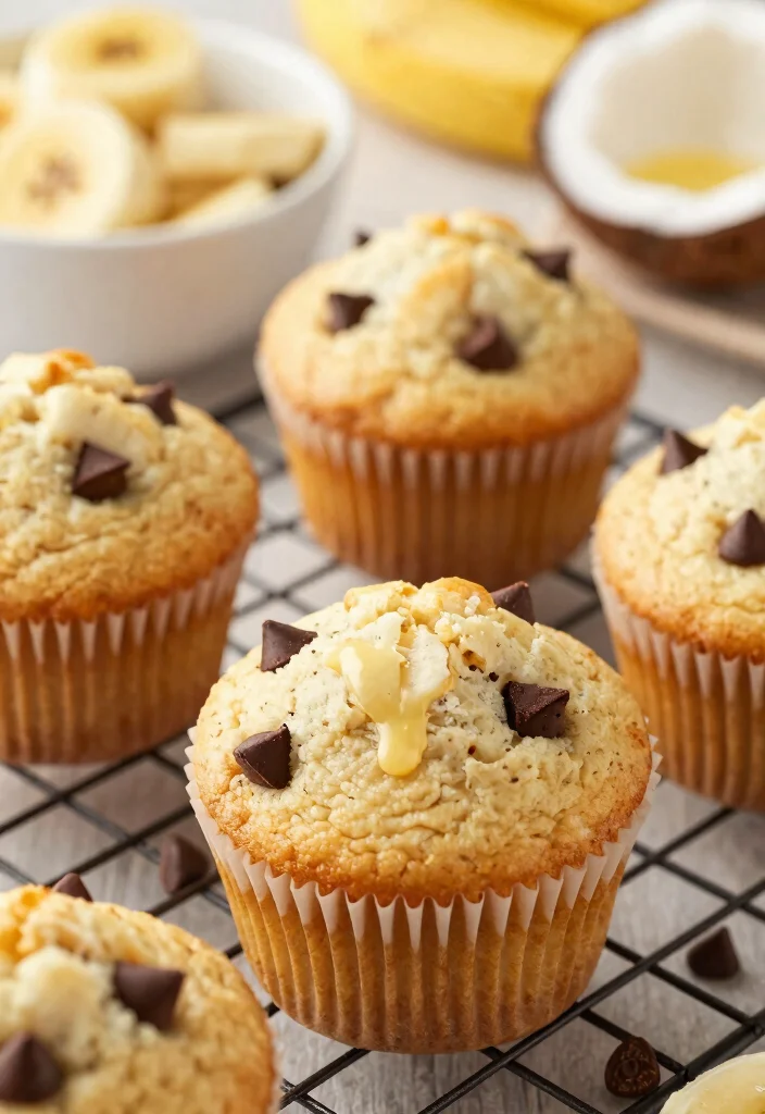 9 Moist Vegan Banana Muffins Recipes Easy Quick and Kid Friendly - 3. Chocolate Chip Banana Muffins 1