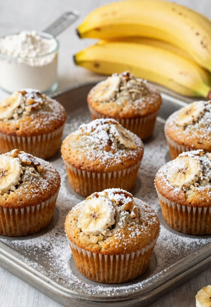 9 Moist Vegan Banana Muffins Recipes Easy Quick and Kid Friendly - 7. Nut-Free Banana Muffins 1