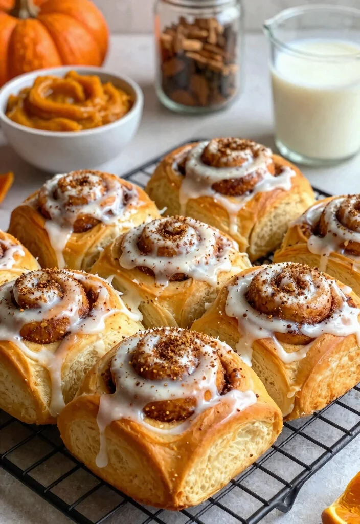 9 Soft Vegan Cinnamon Rolls Recipes Gooey Sweet and Oven Fresh - 2. Pumpkin Spice Vegan Cinnamon Rolls 1