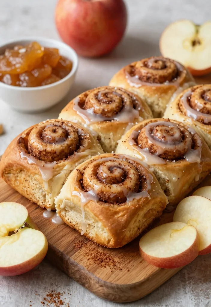 9 Soft Vegan Cinnamon Rolls Recipes Gooey Sweet and Oven Fresh - 4. Apple Cinnamon Vegan Rolls 1