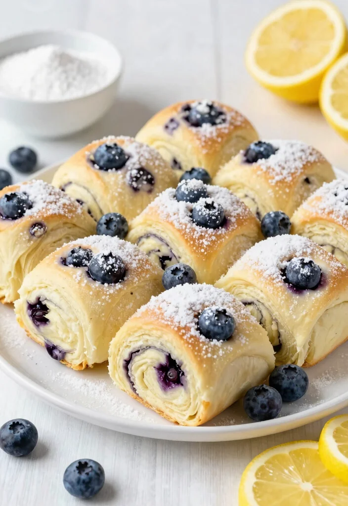 9 Soft Vegan Cinnamon Rolls Recipes Gooey Sweet and Oven Fresh - 5. Blueberry Lemon Vegan Rolls 1