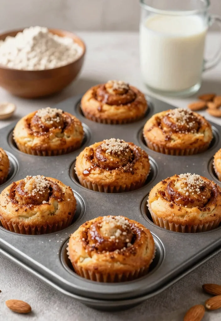 9 Soft Vegan Cinnamon Rolls Recipes Gooey Sweet and Oven Fresh - 6. Cinnamon Roll Muffins 1